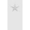 Ekena Millwork Standard Foster Star Plinth Block With Square Edge, 3 1/2"W x 7"H x 3/4"P PBP035X070X075FOS06 - alternate 2